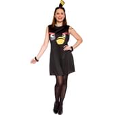 Fato de Angry Birds Preto Sexy