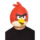 Máscara de Angry Birds Vermelho de látex Adulto