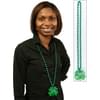 Collar luminoso con trébol Saint Patrick's Day