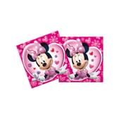 Set de servilletas rosas Minnie Mouse
