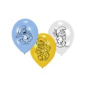 Set de globos Los Pitufos