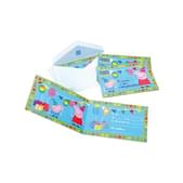 Set de invitaciones Peppa Pig