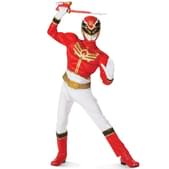 Disfraz de Power Ranger Megaforce Rojo musculoso para niño