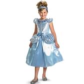 Disfraz de Cenicienta brillante deluxe para niña