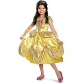 Disfraz de Bella brillante deluxe para niña