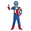 Disfraz de Capitán América musculoso para niño