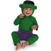 Disfraz de pequeño Hulk para bebé