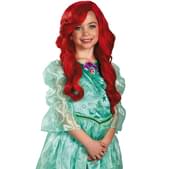 Peluca Ariel la Sirenita para niña