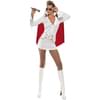 Disfraz de Elvis Viva Las Vegas blanco para mujer