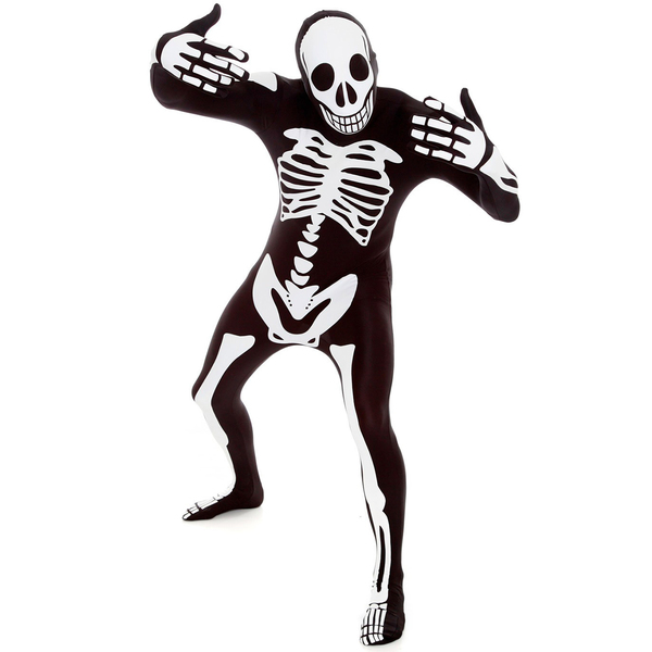 skelett morphsuit schwarz online kaufen, günstiger preis