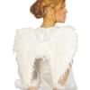 Alas de ángel con plumas blancas