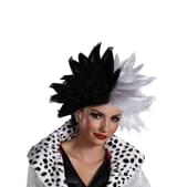 Peluca de Cruella De Vil deluxe