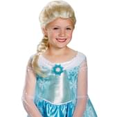 Peluca de Elsa Frozen para niña