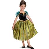 Disfraz de Anna Frozen Coronación deluxe para niña