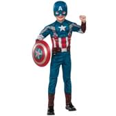 Disfraz de Capitán América Soldado de Invierno classic retro para niño