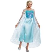 Deluxe Elsa Frozen costume for a woman