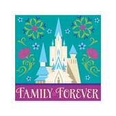 Set of Frozen castle serviettes.
