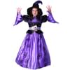 Disfraz de bruja lila para niña