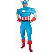 Disfraz de Capitán América musculoso