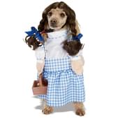 Disfraz de Dorothy del Mago de Oz para perro