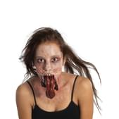 Prótesis de barbilla zombie The Walking Dead