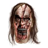 Máscara Zombie cara cortada The Walking Dead