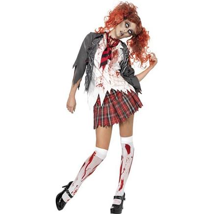 Disfraz de universitaria zombie