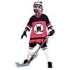 Fato de jogador de hockey zumbi para menino